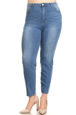 Plus size Cropped SKINNY JEANS JBBA-810 (6 PC)