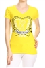 Wholesale Top V-201-YELLOW