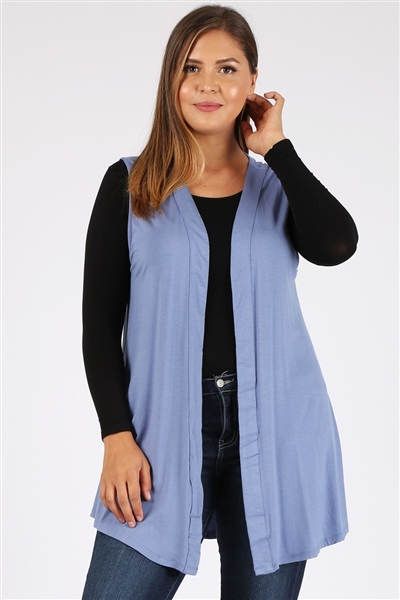 wholesale plus size cardigan vest