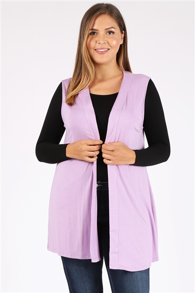 wholesale plus size cardigan vest