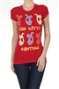 Wholesale Top C-115-RED (6 pc)