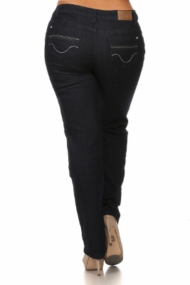 Wholesale jeans plus size LPSB-5007-Navy