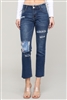 wholesale Cropped denim jeans - Urban Chick