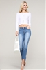 wholesale Cropped denim jeans - Urban Chick