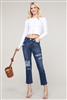 wholesale Cropped denim jeans - Urban Chick
