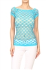Seamless One size fits all Pendeen Mesh top MYT-763