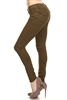 Solid Basic Pants NSP-102-Brown