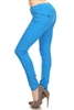 Solid Basic Pants NSP-102-Turquoise