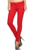 Wholesale Pants Basic 5 Pockets NSP-103 Red