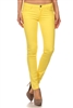 Wholesale Pants Basic 5 Pockets NSP-111-Yellow