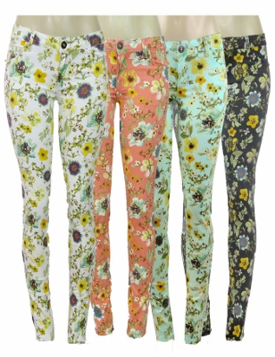 wholesale floral pants NSP-512