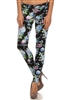 Wholesale Floral Pants NSP-516 Black/Blue