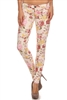 Wholesale Floral Pants NSP-516 Ivory