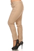 Plus Size Cotton Stretch Pants NSPB107-Khaki