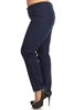 Plus Size Cotton Stretch Pants NSPB107-Navy
