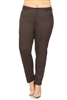 Plus Size Cotton Stretch Pant PK-226-Charcoal