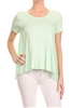 Basic Solid Loose fit top SLT-1007-Mint