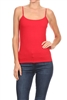 BASIC SOLID Knit Tank TOP ST-006-Red