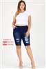 Wholesale plus size denim shorts
