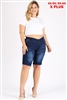 Wholesale plus size denim shorts