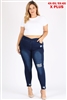 Extended plus size 4X/5X-5X/6X Jeggings TSP005-MD-BL(6 PC)