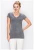 Mineral Washed Tee Charcoal (Top-T1)