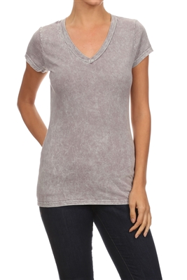 Mineral Washed Tee Lt. Gray (Top-T1)