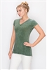 Mineral Washed Tee Teal (Top-T1)