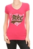 Wholesale Top V-105-Fushia