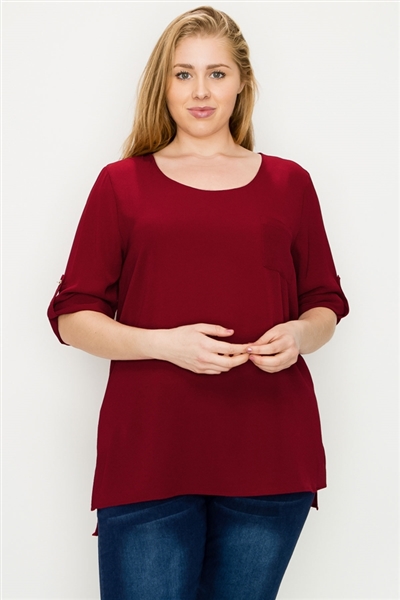Plus size koshibo tops